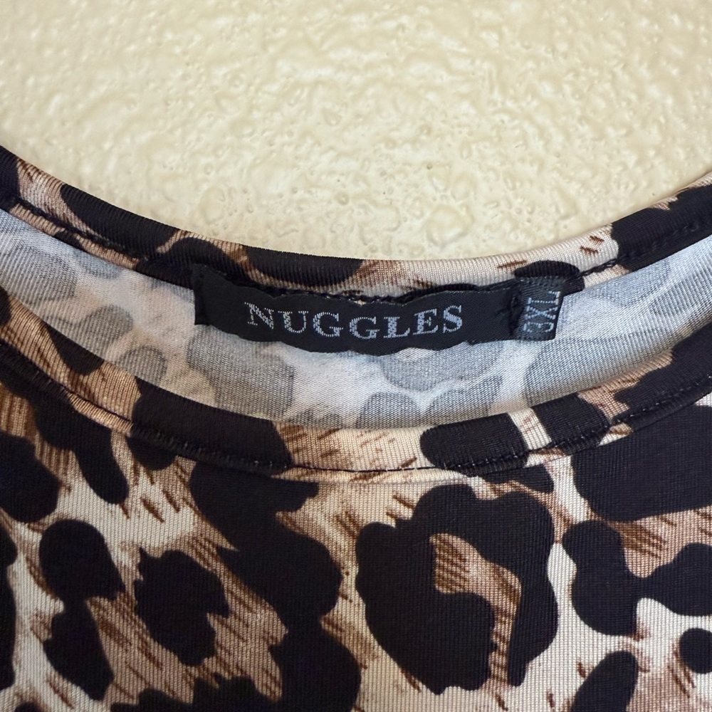 NUGGLES Leopard Print High-Low Dress - Picture 4 of 5